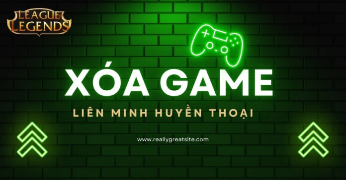 Bày game thủ xóa game LOL