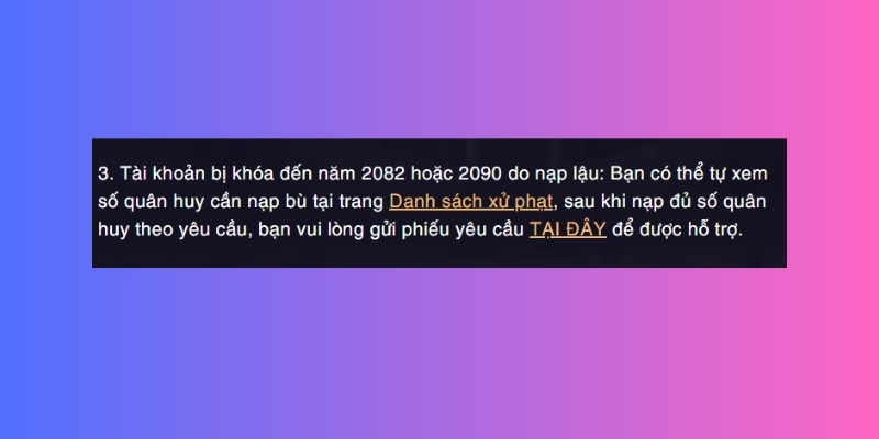 Các hình phạt tiền tệ và cấm tham gia các sự kiện, giải đấu