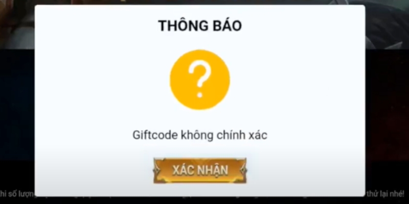 Hệ thống báo lỗi nhưng hãy tiếp tục kiên trì